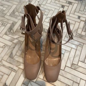 Valentino short heel with straps